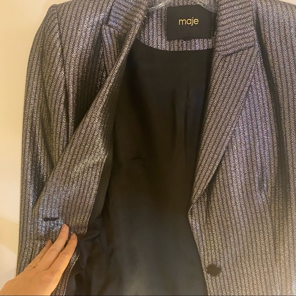 MAJE silver gorgeous blazer - Picture 11 of 15